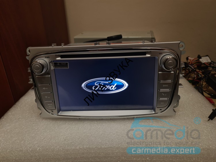 Штатная магнитола Ford Focus II, Mondeo, S-MAX, Galaxy, Tourneo, Transit Connect Carmedia MKD-F746S-P Android  серебро