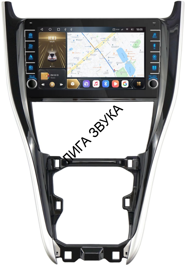 Штатная магнитола Toyota Harrier 3 2013-2020 Carmedia OL-1604-NPQ крутилки Android