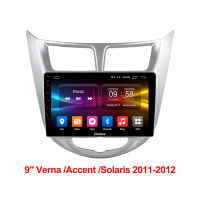 Штатная магнитола Hyundai Solaris, Verna, i-25 2010-2017 Carmedia (Ownice C500) OL-9707-MTK 4G LTE