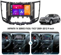 Штатная магнитола Infiniti FX35 2009-2013, QX70 2013-2016 Carmedia EW-9828-4+9009-I  Android 