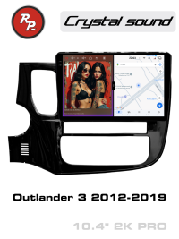 Штатная магнитола Mitsubishi Outlander 2012-2019 RedPower 85156PRO