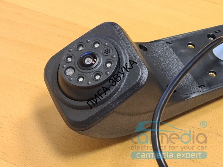Универсальная камера CARMEDIA CM-TRUCK2 CCD-sensor Night Vision (ночная съёмка)с линиями разметки (Линза-Стекло) цветная штатная камера заднего вида в стоп-сигнал для универсальной установки на металлическую крышу