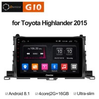 Штатная магнитола Toyota Highlander U50 2014+ Roximo Ownice G10 S1601E Android 8.1  