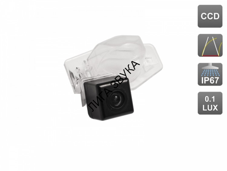 CCD штатная камера заднего вида с динамической разметкой Honda AVEL AVS326CPR (#021) 
