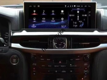 Штатный монитор 12.3&quot; Lexus LX570 2016-2021 Carmedia NH-L1210 Android встроенный 4G модем Штатный монитор 12.3" Lexus LX 2016-2021 Carmedia NH-L1210 Android встроенный 4G модем