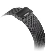 Ремешок из нержавеющей стали iBacks Double-buckle Stainless Steel Watchband для Apple Watch 38мм - (ip60238) Black 