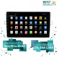 Штатная магнитола Toyota Verso 2009-2011 Parafar PF135AHD-Low Android