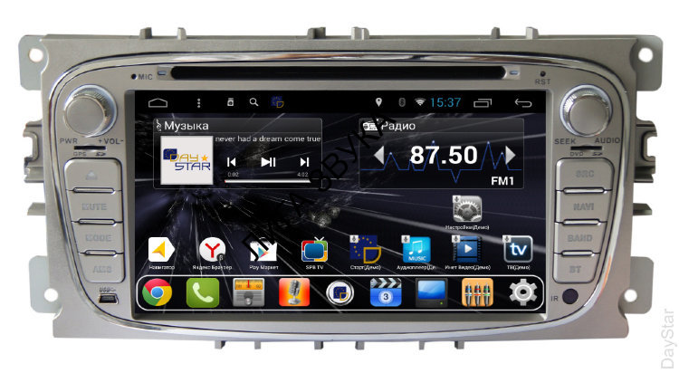 Штатная магнитола Ford Focus II, Mondeo Daystar DS-7012HD Android