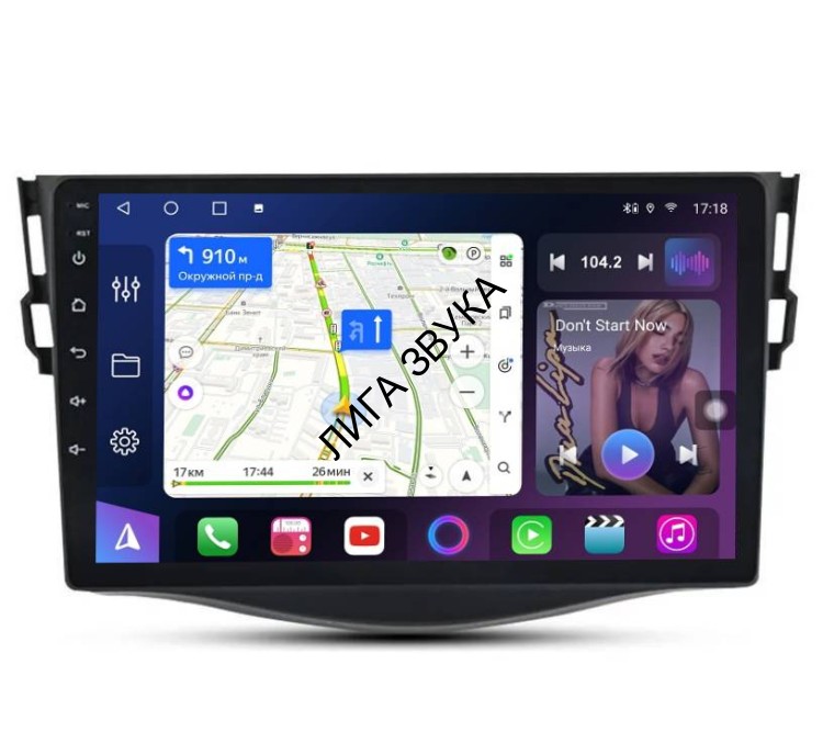 Штатная магнитола Toyota RAV4 2006-2012 FarCar HL018-9M Android 4G DSP Qled