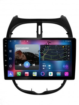 Штатная магнитола Peugeot 206 1998-2012 FarCar TM / HL / XL 778M Android 4G DSP Штатная магнитола FarCar s400 для Peugeot 206 на Android (778M)
