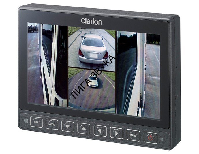 Цветной влагостойкий монитор для 4-х камер Clarion CJ7500E