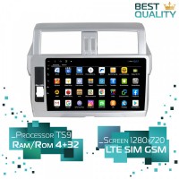 Штатная магнитола Toyota Land Cruiser Prado 150 2013-2017 Parafar PF347AHD Android