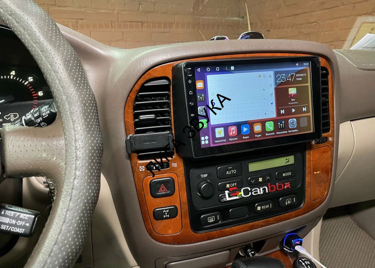 Штатная магнитола Canbox L-Line 4296-9348 Lexus LX 470 1998-2002 (для авто без монитора) Android (4G-SIM, 6/128, TS18, DSP, QLed)