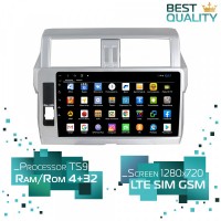 Штатная магнитола Toyota Land Cruiser Prado 150 2013-2017 Parafar PF347AHD-High Android