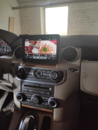 Штатный монитор 8.4" Land Rover Discovery 4 2010-2016 Carmedia MRW-8701 Android, встроенный 4G модем авто с большим экраном