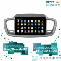 Штатная магнитола Kia Sorento Prime 2015+ Parafar PF223XHD Android 8.1.0 4G LTE 