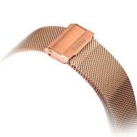 Ремешок из нержавеющей стали iBacks Double-buckle Stainless Steel Watchband для Apple Watch 42мм - (ip60229) Gold