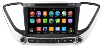 Штатная магнитола Hyundai Solaris 2017+ Carmedia KD-8211 Android Штатная магнитола для Hyundai Solaris 2 2017+ Carmedia KD-8211 на Android 
