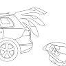 Комплект электропривода крышки багажника Mercedes C-class (2014-) MyCarSave 5D-MB-C 
