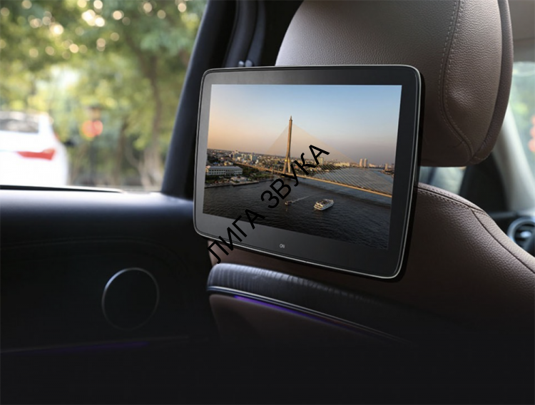 Навесной монитор на подголовник с диагональю 11\" + крепеж ERGO ER11UA ...