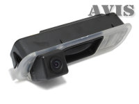 CCD штатная камера заднего вида Ford B-MAX I 2012+, Focus III 2010-2015 AVel AVS321CPR (#015), интегрированная с ручкой багажника