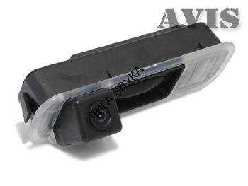 CCD штатная камера заднего вида Ford B-MAX I 2012+, Focus III 2010-2015 AVel AVS321CPR (#015), интегрированная с ручкой багажника CCD штатная камера заднего вида AVS321CPR (#015) для автомобилей FORD