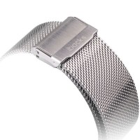 Ремешок из нержавеющей стали iBacks Double-buckle Stainless Steel Watchband для Apple Watch 42мм - (ip60230) Silver