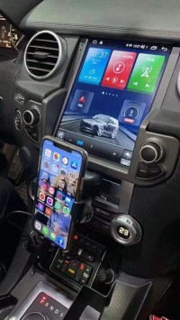 Штатная магнитола Land Rover Discovery 4 2010-2016 маленький экран) - Carmedia NH-R1005-4 "Тесла-Стиль" Android, встроенный 4G модем