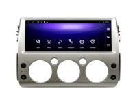 Штатная магнитолаToyota FJ Cruiser 2005-2021, серебро, Carmedia KP-T1216S Android, 4G Sim, CarPlay