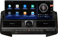 Штатная магнитола Toyota Land Cruiser 200 2016-2021 (без отдельного экрана климата) - Carmedia ZH-T1269 монитор 12.3", Android, 8Гб+128Гб, CarPlay, SIM-слот