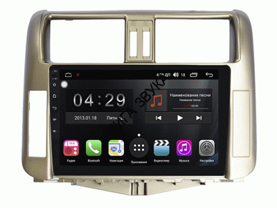 Штатная магнитола Toyota LC Prado 150 2009-2013 FarCar RG065R Android DSP 4G SIM 