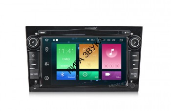 Штатная магнитола Opel Astra H, Vectra С, Corsa D, Antara, Vivaro, Meriva, Zafira Carmedia MKD-7408b-P30 Android черный лак  Carmedia MKD-7408b-P30 - Штатная магнитола Opel Astra H, Vectra С, Corsa D, Antara, Vivaro, Meriva, Zafira Android 