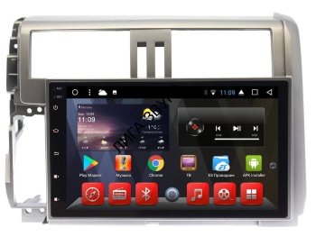 Штатная магнитола Toyota Land Cruiser Prado 150 2009-2013 Carmedia QR-9034-T3 Штатная магнитола для Toyota Land Cruiser PRADO 150 2009-2013 - CarMedia QR-9034-T3 на Android 6.0 с 2ГБ оперативной и 32ГБ постоянной памяти!
