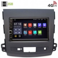 Штатная магнитола Citroen C-Crosser 2007-2013, Mitsubishi Outlander II (XL) 2006-2012, Peugeot 4007 2007-2012 LeTrun 1968-RP-MMOTBN-84 Android 6.0.1 4G LTE 2GB 