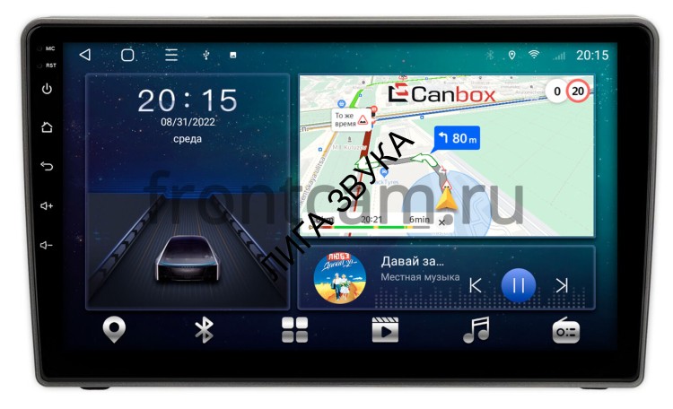 Штатная магнитола Canbox  M-Line 4542-9-1448  Peugeot 407 2004-2010 серая Android 4G-SIM, 4/64, TS18, DSP, QLed  