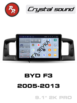 Штатная магнитола BYD F3 2005-2013 RedPower 85464PRO Автомагнитола RedPower 85464PRO для BYD F3 (2005-2013)

