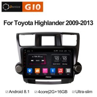 Штатная магнитола Toyota Highlander U40 2007-2014 Roximo Ownice G10 S1616E Android 8.1  