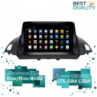 Штатная магнитола Ford Kuga 2 без DVD 2013 + Parafar PF362AHD Android