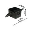 Штатная цветная камера заднего вида Toyota Pleervox PLV-CAM-TY