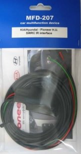 Адаптер кнопок на руле Zexma MFD-207 PIONEER-HYUNDAI     Zexma MFD-207 PI-KH- Адаптер рулевого управления головных устройств Pioneer для а/м Kia, Hyundai
