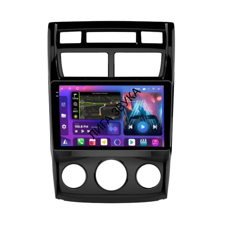 Штатная магнитола Kia Sportage 2008-2010 FarCar TM / HL / XL 023M Android 4G DSP