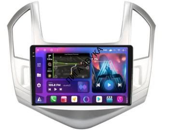 Штатная магнитола Chevrolet Cruze 2012-2015 серебро / черный FarCar XXL261M Android Штатная магнитола Chevrolet Cruze 2012-2015 серебро / черный - FarCar XXL261M Android, QLed-2K, ТОП процессор, 8Гб-256Гб, 4G/LTE-SIM