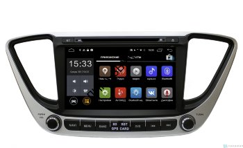 Штатная магнитола Hyundai Solaris 2017 Parafar PF766D Android 7.1.1 4G/LTE Parafar PF766D - Штатная магнитола Hyundai Solaris 2017 Android 7.1.1 4G/LTE