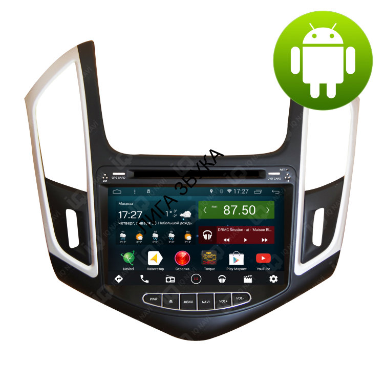 Штатная магнитола Chevrolet Cruze Restyle 2012 - 2015 IQ NAVI D44-1206 Android 6.0