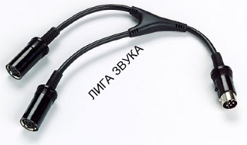 Многоканальный Y-кабель для морского пульта дистанционного управления Сlarion M101RYC Clarion M101RYC - Y-разветвитель для морских контроллеров (для двух пультов)