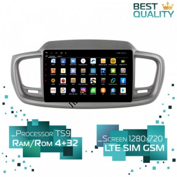 Штатная магнитола Kia Sorento Prime 2015 + Parafar PF223AHD Android Штатная магнитола Kia Sorento Prime 2015 + Parafar PF223AHD Android