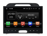 Штатная магнитола Kia Sportage 2010-2015 Carwinta KD-1075PX5 Android 8.1 для авто без усилителя