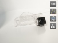 CCD штатная камера заднего вида с динамической разметкой Citroen, Mitsubishi, Peugeot AVEL AVS326CPR (#056)