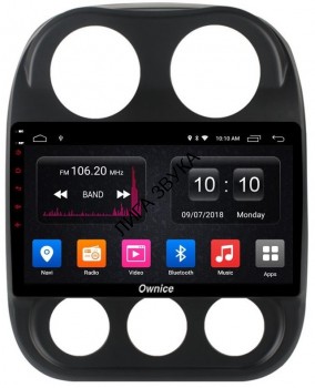 Штатная магнитола Jeep Compass I 2011-2018 Roximo Ownice G60 S1252V 4G DSP Штатная магнитола для Jeep Compass 2011-2018 - Roximo G60 S1252V на Android 8.1, 8-ЯДЕР, 2ГБ-32ГБ памяти, встроенным 4G модемом и DSP