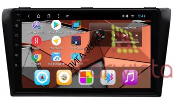 Штатная магнитола Mazda 3/Axela 2003-2008 Carwinta CF-3034B Android 9.0  Штатная магнитола Mazda 3/Axela 2003-2008 Carwinta CF-3034B Android 9.0 